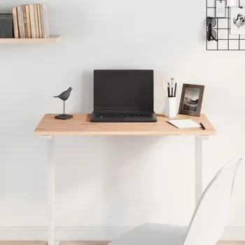 Psací stůl OMAXI Stolní deska 80 x 40 x 1,5 cm obdélníková masivní bukové dřevo 913618