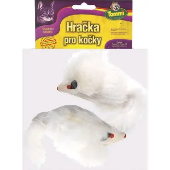 Hračka pro kočku Myš velká, 2x 9cm