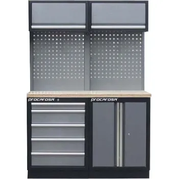 Sestava dílenského nábytku Procarosa PROFI TGCW-0500 Pracovní deska:: dřevěná