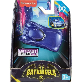 auto na autodráhu Batman FisherPrice Dc Batwheels Bam The Batmobile