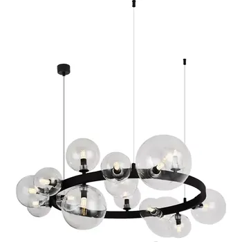 Nástěnné svítidlo Designové nástěnné svítidlo Bubbles černá