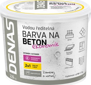 na beton ekonomik, 0110 šedy, 2,5 Kg