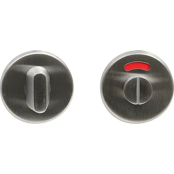 Dveřní kování Spodní rozeta RICHTER RK.RO.WC (nerez), WC klíč, RICHTER Nerez matný