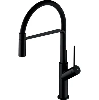 Vodovodní baterie Omnires Vita kuchyňská baterie stojící černá VI6350BLBL