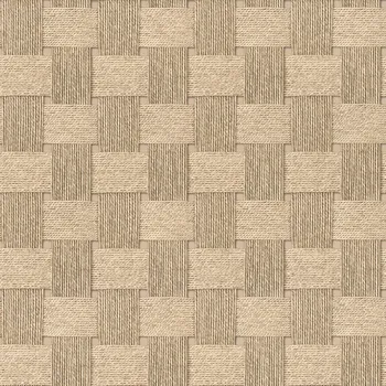 Tapeta Vliesová tapeta ratan, juta, textilní vzor - béžová, krémová, hnědá 580303 / Tapety na zeď Allegretto (0,53 x 10,05 m) Rasch