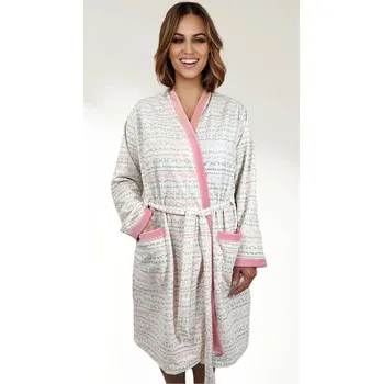 Dámský župan Barley LUCA dámský velurový župan Barva: 120, Velikost: 2XL