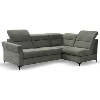 Sedací souprava Rozkládací rohová sedačka DENIRO šedá