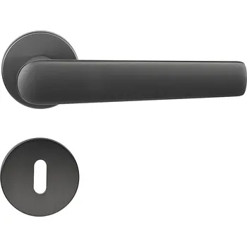 Dveřní kování Dveřní kování Richter RK.K16.BOLOGNA (ANT), klika-klika, Rozeta WC, RICHTER antracit matná