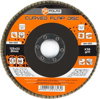 Brusný kotouč Polax Lamelový kotouč 125 mm x 22 mm K36