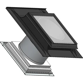 Světlovod Sunizer SQUARE Short světlovod pro šikmou střechu 430 mm