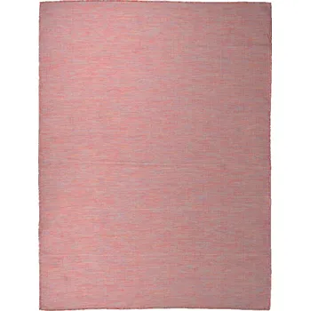 Koupelnová předložka Nábytek XL Venkovní hladce tkaný koberec 120x170 cm červená 340823