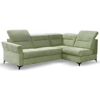 Sedací souprava Rozkládací rohová sedačka DENIRO světle zelená