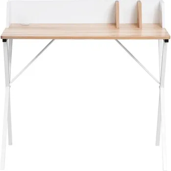 Psací stůl Kancelářský stůl PSALMO Dub světlý/bílá
