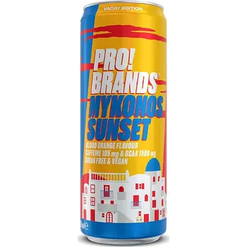 Aminokyselina ProBrands Pro! Brands BCAA Drink Bcaa 330 ml Příchuť: Mykonos sunset