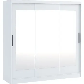 Šatní skříň Nábytek PEGAS s.r.o. Šatní skříň ARIS 3DP3L, Bílá