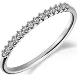 Lillian Vassago Jemný prsten se zirkony v bílém zlatě LLV98-GR075W Velikost prstenu: 54