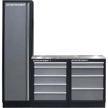 Sestava dílenského nábytku Procarosa PROFI TGBC-130504 Pracovní deska:: nerezová