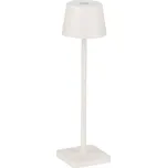 Bílá kovová nabíjecí stolní LED lampa Nova Luce Deck