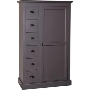 Šatní skříň Masivní šatní skříň Valan 41 - tmavě šedá