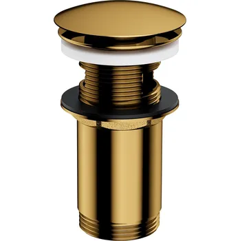 sítko a zátka do dřezu Omnires špunt do umyvadla zlatá A706GL