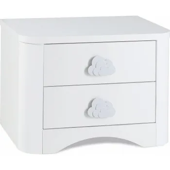 Noční stolek Noční stolek Celeste - bílá