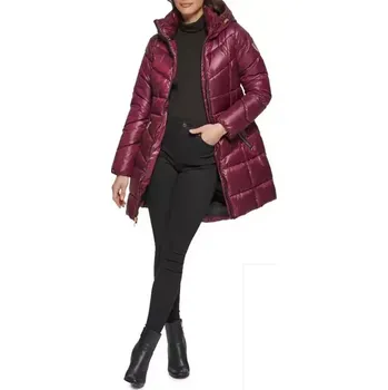 GUESS dámská zimní bunda Shine fialová L