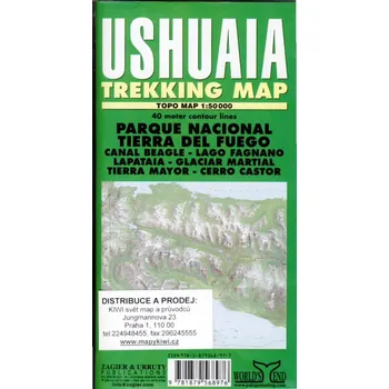 Cordee mapa Ushuaia 1:50 t. (Argentina)