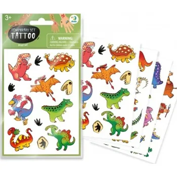 Tetování Dodo Toys Tetování dinosauři 10,5 x 15 cm 4 listy