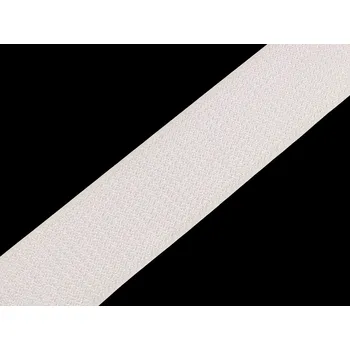 Suchý zip háček a plyš na stejné straně šíře 50 mm, barva 2 bílá