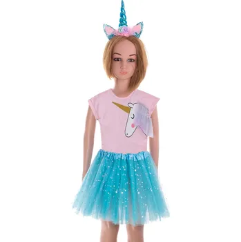 Karnevalový kostým Dětský kostým Jednorožec modrý