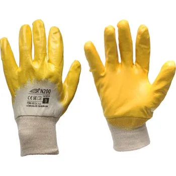 Svářečka Rukavice nitrilové N200 žlté 9 MOST