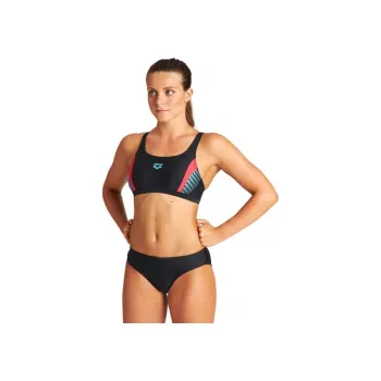 Dámské plavky ARENA DÁMSKÉ sportovní bikiny, Navy-Royal-Martinique, 40