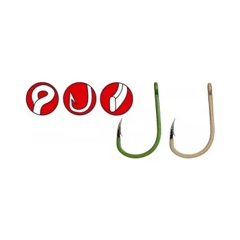 Rybářský háček Háčky Gamakatsu Specialist Camouflage Green 10ks č.8