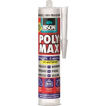 Tmel BISON POLY MAX HIGH TACK CRYSTAL EXPRESS 300 G (BISON POLY MAX HIGH TACK CRYSTAL EXPRESS 300 G)