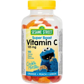 Fitness strava Webber Naturals Sesame Street Vitamin C 125 mg Vegan 180 gummies