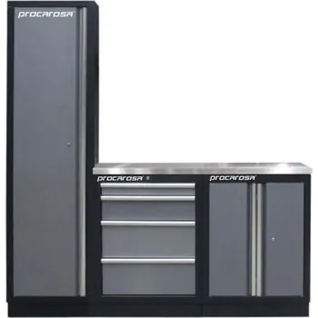 Sestava dílenského nábytku Procarosa PROFI TGBC-130400 Pracovní deska:: nerezová