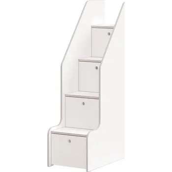 úložný prostor na hračky Schůdky s úložným prostorem Pure Modular - bílá