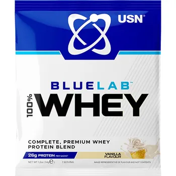 Protein USN BlueLab 100% Whey Protein Premium 34 g Příchuť: vanilka