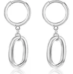 Visací stříbrné náušnice