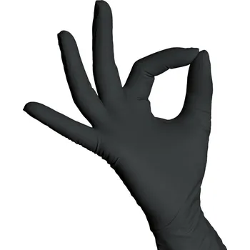 Pracovní rukavice STRONG Hand SHATIN 1830 Pracovní jednorázové rukavice černé 08 183008