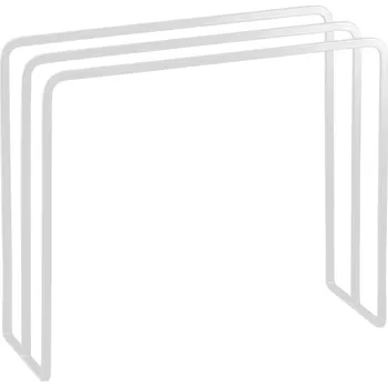 Příborník do zásuvky Bílý kovový stojan na utěrky Yamazaki Tower