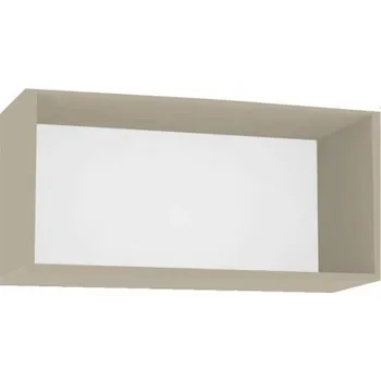 Zrcadlo Závěsná skříňka REA Rebecca 7 s dvířky/bez dvířek - cappuccino