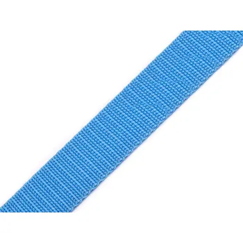 Popruh polypropylenový šíře 20 mm tloušťka 1 mm, barva 51 modrá sytá