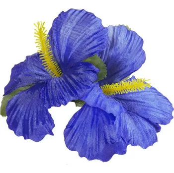 Karnevalový doplněk Květina na sponce Barva: tmavě modrá