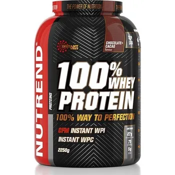 Fitness NUTREND 100% Whey Protein, 2250g Čokoláda brownie