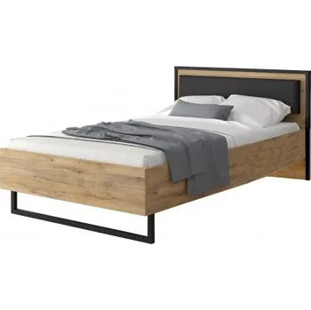 Postel Studentská postel 120x200 Shelby - dub bartex/černá