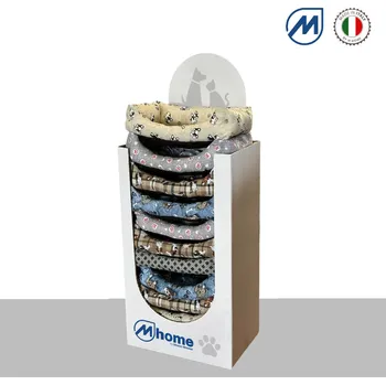 Pelíšek pro psa Textilní pelíšek obdélník s okrajem - barevný potisk 70x55 cm