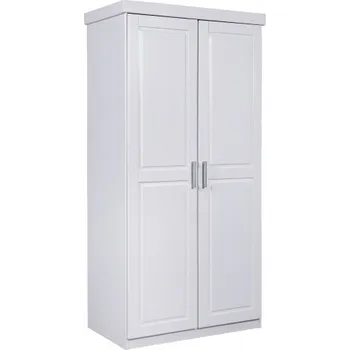 Šatní skříň Dvoudveřová šatní skříň z masivu Guliver - bílá