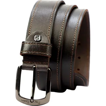 Opasek Pánský kožený opasek Pierre Cardin 5071 délka 135/120 cm tmavěhnědý