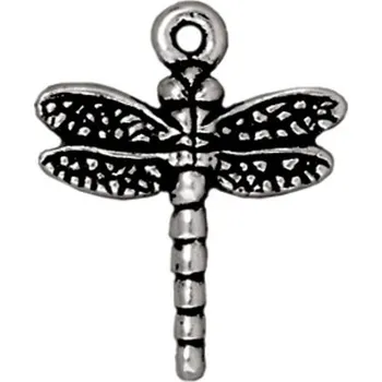 Přívěsek TierraCast přívěsek Dragonfly starostříbrný